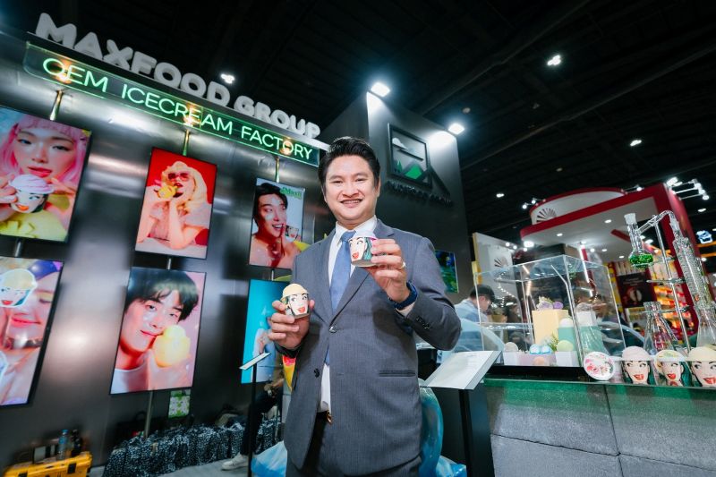 แม็คซ์ฟู๊ดฯ โชว์นวัตกรรมไอศกรีมผลไม้สุดล้ำในงาน THAIFEX 2026 เดินหน้ารุกยุโรป–อเมริกา ดันยอดแตะ 1,000 ล้านภายในปี 2027